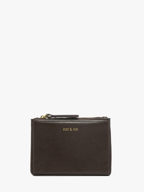 Portefeuille Leder Nat et nin Bruin vintage SOLY